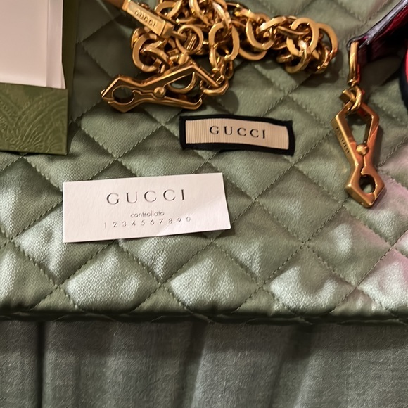 NWT Pink Shiny Gucci Horsebit ‘55 Anaconda Bag Comes with EVERYTHING - Picture 5 of 16